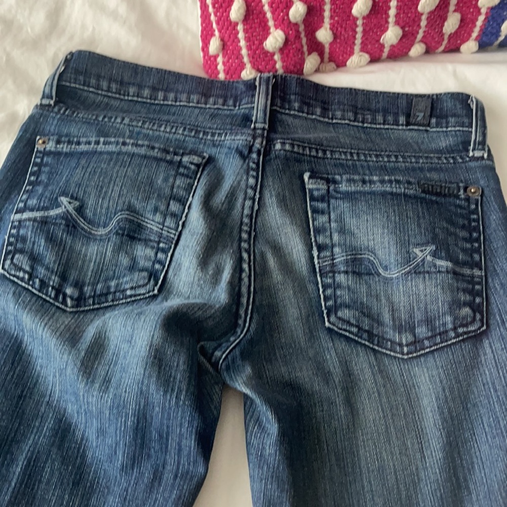 Seven for All Mankind 25 Bootcut Blue Denim Jean